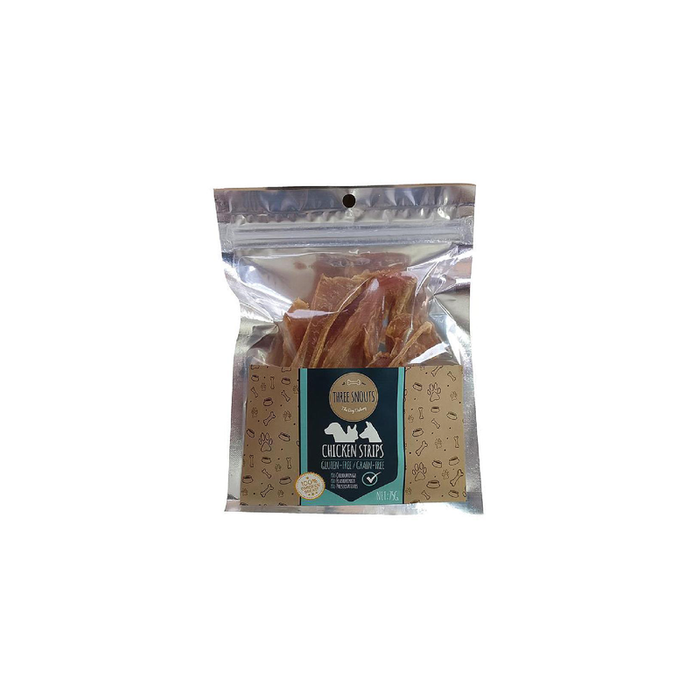 Three Snouts Chicken Strips 75g