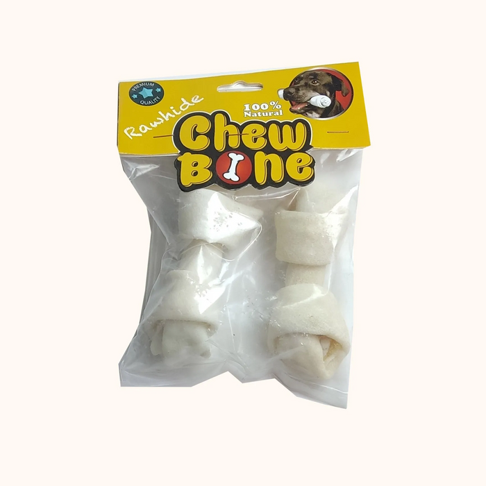 Chew Bone Knotted Bone Bag 2 Pieces (Small / Large)