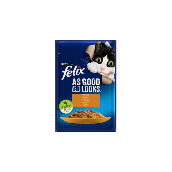 Purina Felix As Good As It Looks with Chicken in Jelly  85g