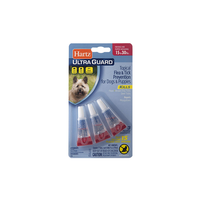 Hartz Ultraguard Flea And Tick Treatment For Dogs And Puppies – 6kg To 14kg