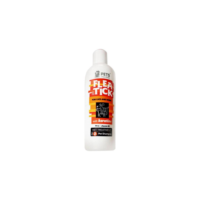 Pets Republic Flea & Tick Shampoo for dogs & cats 125 ml - Orange