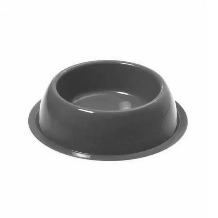 G-PLAST Silver Round Pet Bowl (19 × 5h) cm