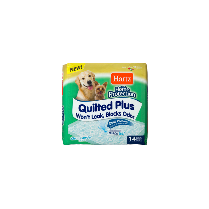 Hartz Home Protection Quilted Plus Odor Eliminating Dog Pads 14 Count