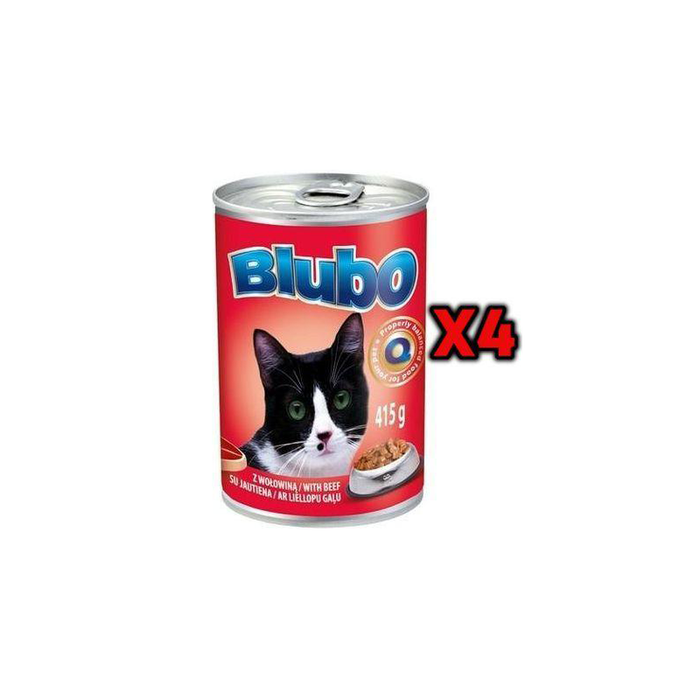 Blubo Wet Food For Cats 415g - 4 Pcs
