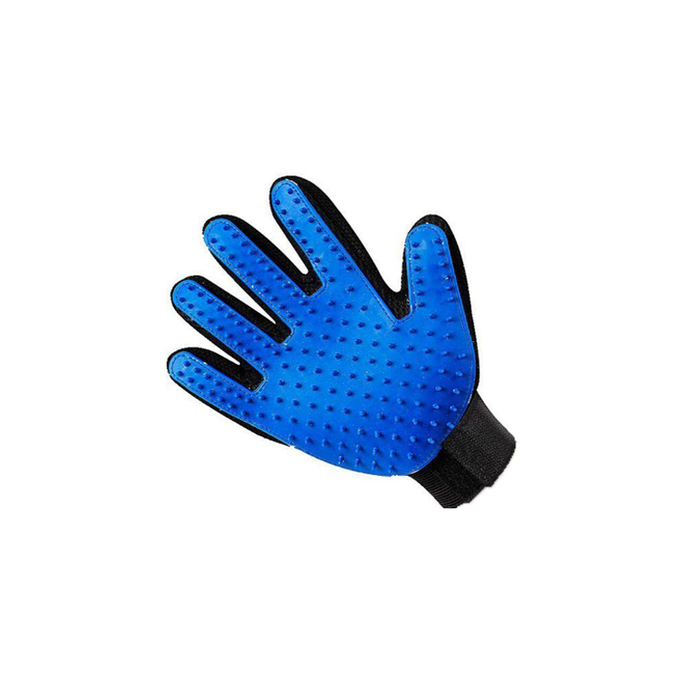 Pet Hair Remover Glove - Gentle Pet Grooming Glove Brush - Massage Mitt with Enhanced Five Finger Design