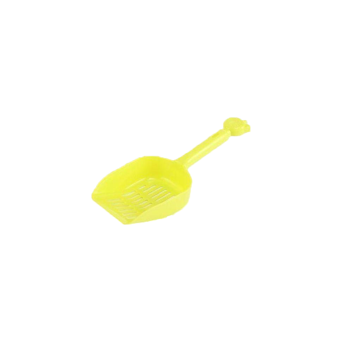 Pets Waste Poop Removal Plastic Shovel - Yellow
