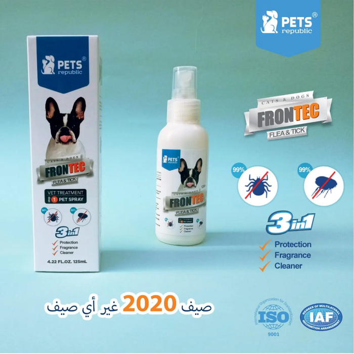Pets Republic Frontec Flea & Tick Spray 125 ml