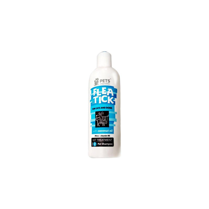 Pets Republic Flea & Tick Shampoo for dogs & cats 500 ml - Blue