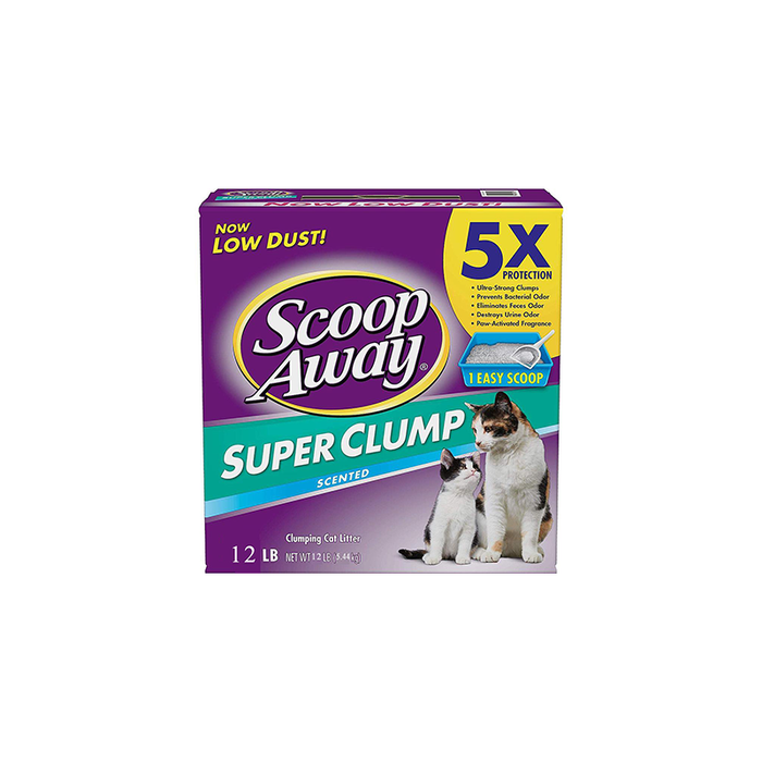 Scoop Away Super Clump Cat Litter 5.44 kg