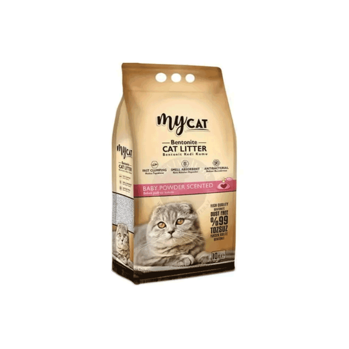 My Cat Clumping Cat litter - Baby Powder 10L