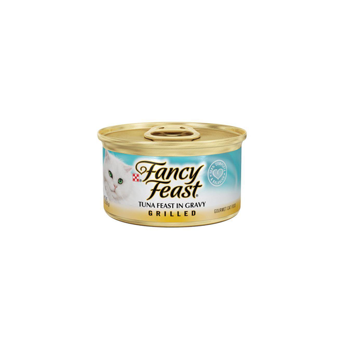 Purina Fancy Feast Grilled Tuna Wet Cat Food 12 Cans