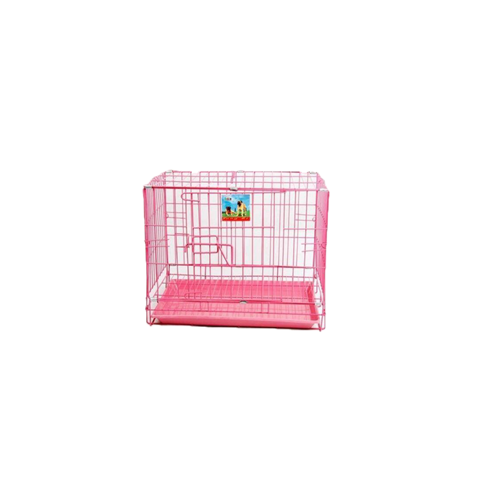 iron cage for cats (pink)