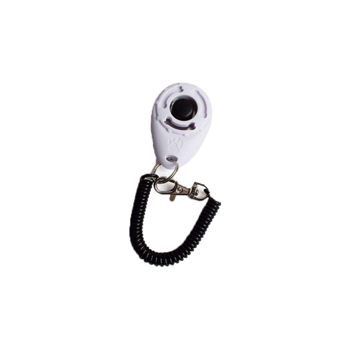 Pet Puppy Cat Birds Horses (White),Training Clicker with Wrist Strap