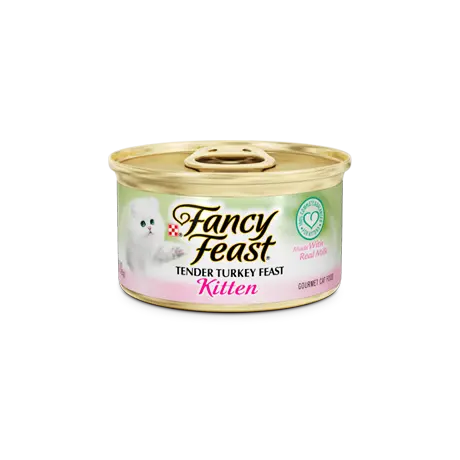 Buy Purina Fancy Feast Kitten Turkey Wet Cat Food 12 Cans at the