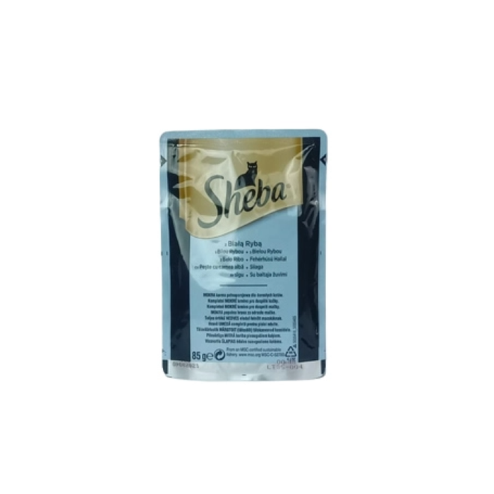 Sheba wet cat food with White Fish 85 g