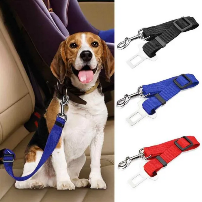Uarone Pet Dog Car Safety Seat Belt Adjustable Leash (2 cm× 40-65 cm)