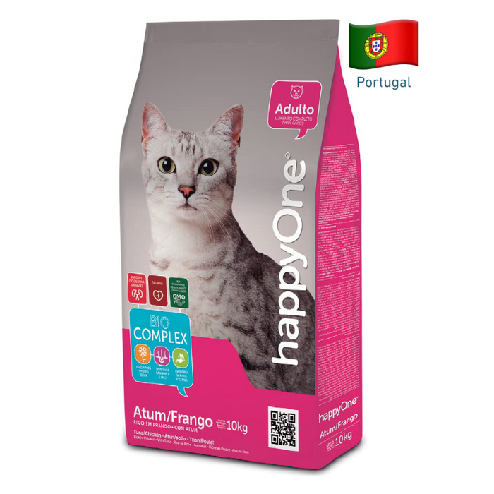 HappyOne Dry Food for adult cats with Chicken Tuna 10kg