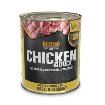 Belcando Chicken and Duck with millet & carrots 400g - Wet Dog Food