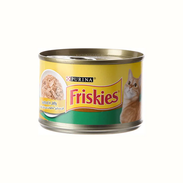 Purina Friskies with Seafood in jelly Wet Cat Food 155g