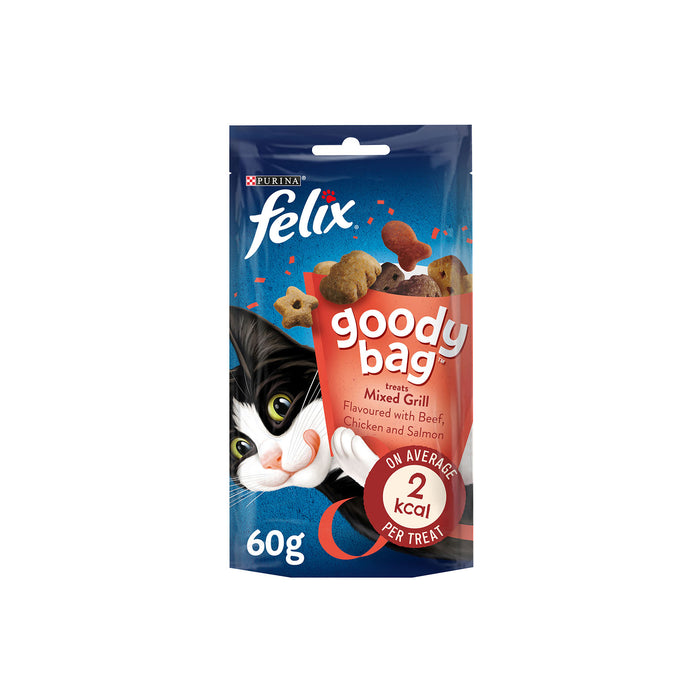 Purina Felix Goody Bag Mixed Grill - Delicious Cat Treats 60g