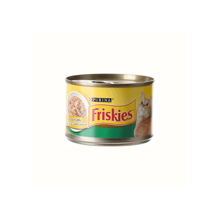 Purina Friskies with Seafood in jelly Wet Cat Food 155g