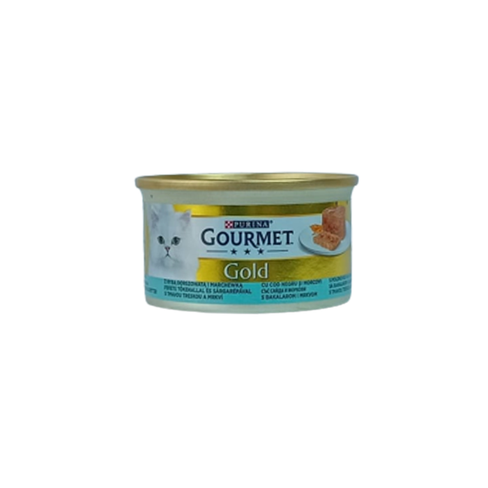 Purina Gourmet Gold with Saithe and Carrots 85 g