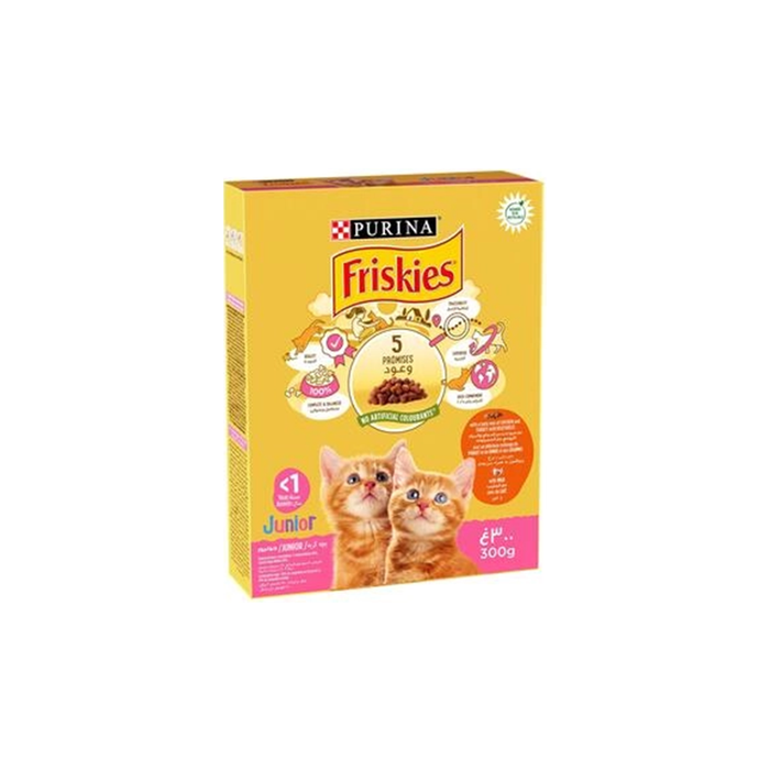 Friskies Junior With Chicken, Milk & Vegetables Dry Food (300g/1.5 kg)