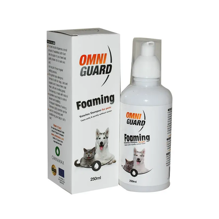 Omni Guard Foaming 500 ml Waterless shampoo for Cats & Dogs
