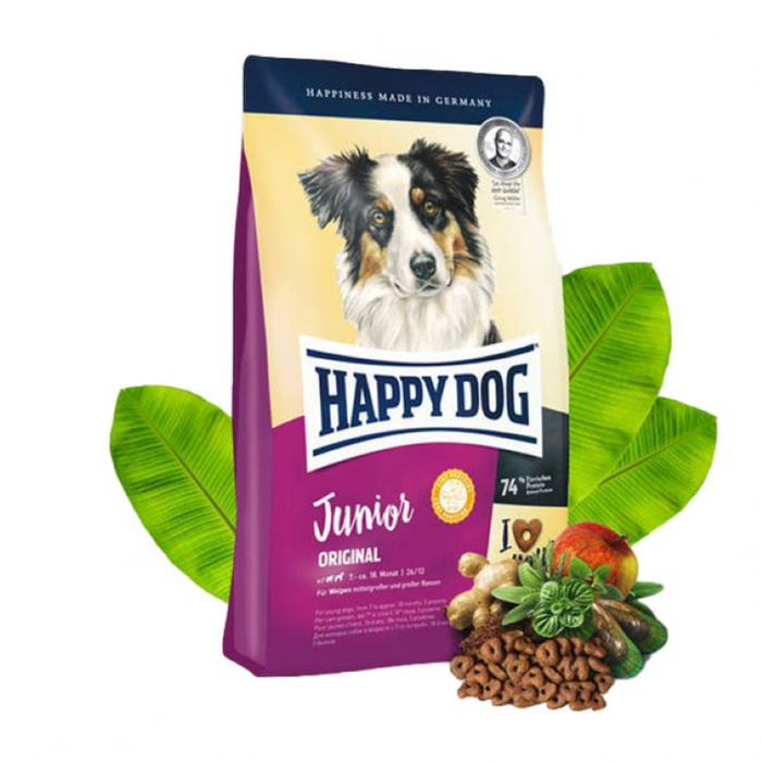Happy Dog Junior Original - Dry dog food for puppies 4kg/10kg