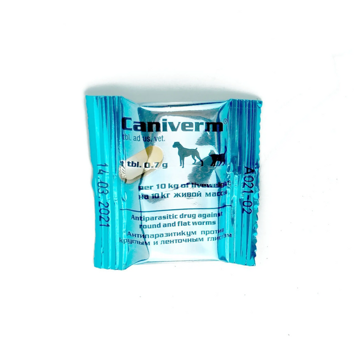 Caniverm Deworming Tablet for 10 kg 3 active ingredients