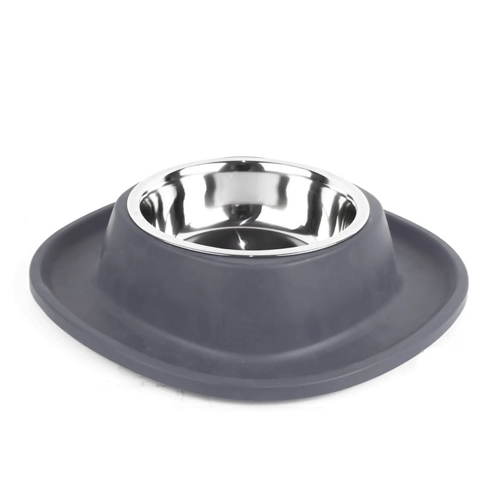 Steel cow boy plate/bowl For pets 16cm
