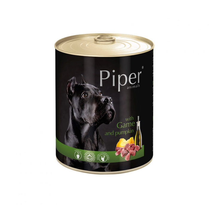 Piper with game and pumpkin 400 g - Wet Dog Food