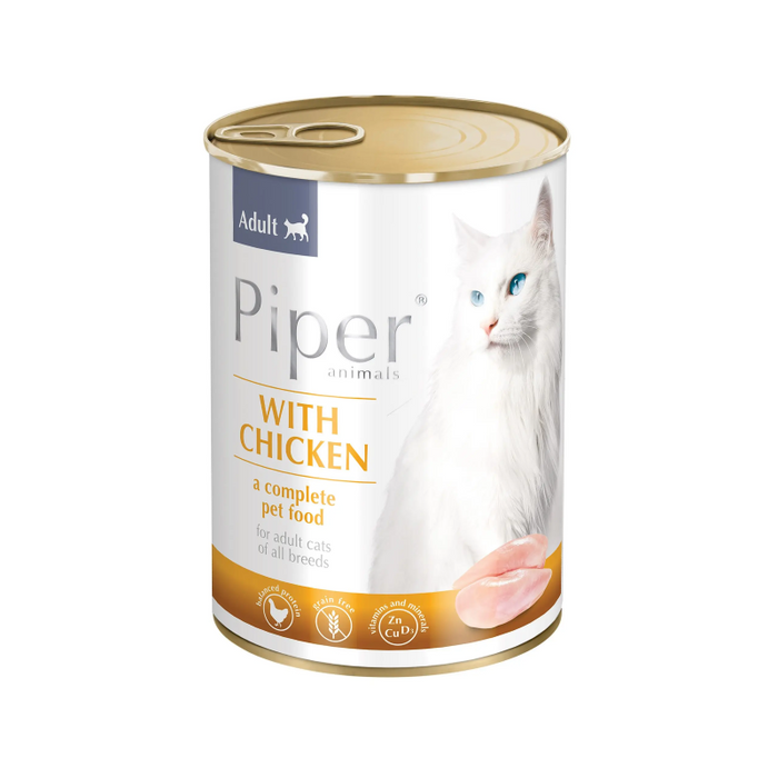 Piper cat with chicken 400 g - Wet Food For Adult Cat