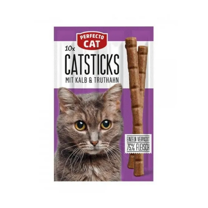 Perfecto Cat 10 sticks Katzensticks – Lamm Truthahn 50g