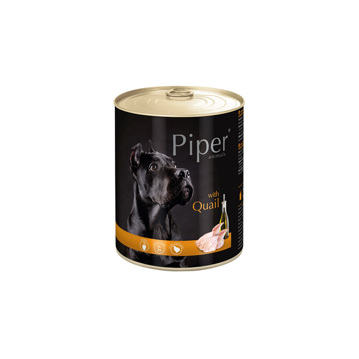 Piper with quail 800 g - Wet Dog Food