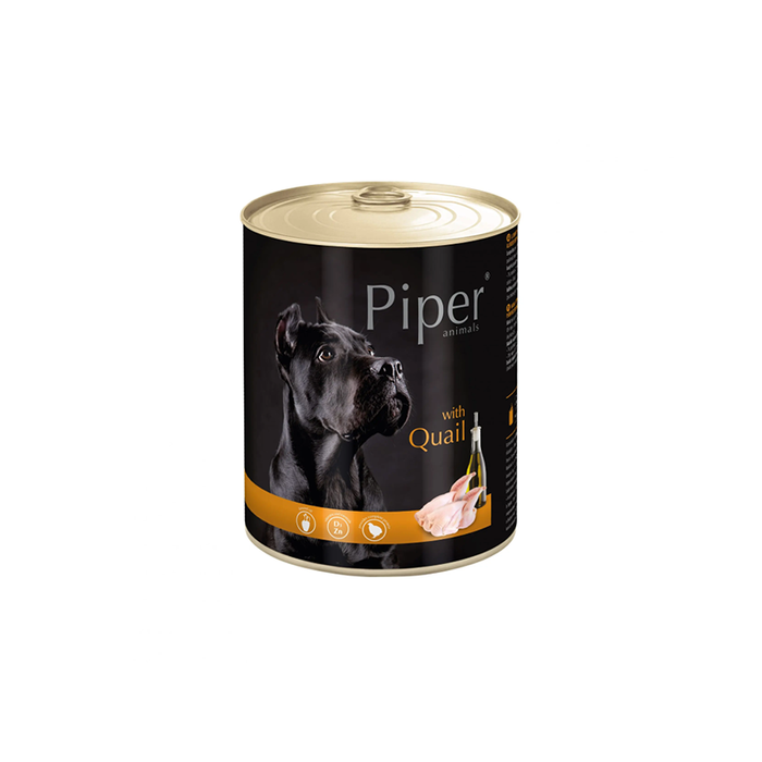 Piper with quail 400 g - Wet Dog Food
