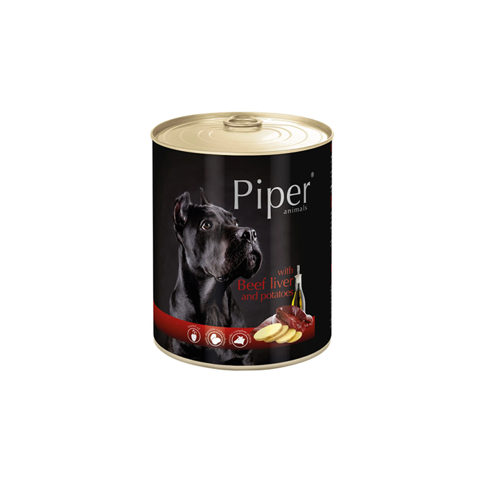 Piper with beef liver and potatoes 500 g - Wet Dog Food