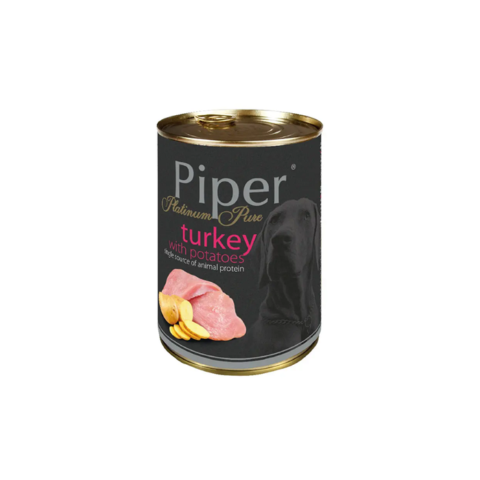 Piper platinum pure turkey with potatoes 400 g - Wet Dog Food