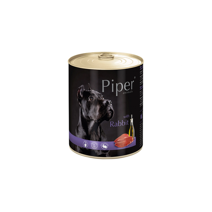 Piper with rabbit 800 g - Wet Dog Food