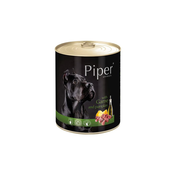 Piper with game and pumpkin 800 g - Wet Dog Food