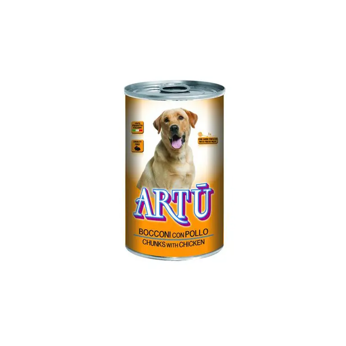 Artu Dog Can 415 g chunks with chicken