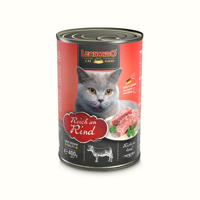 Leonardo Wet Food For Cats - 400g Cans / Different flavors