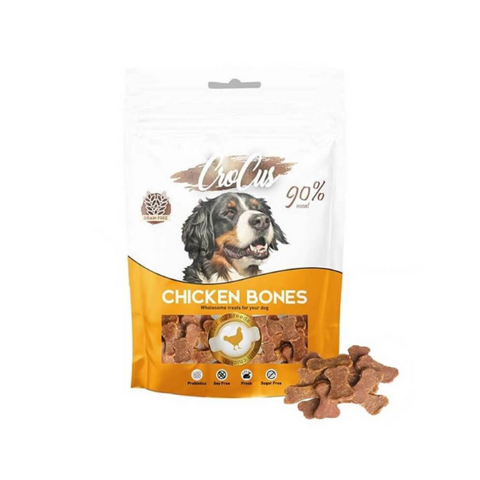 Crocus Chicken Bones 80g - Quality Dog Treats