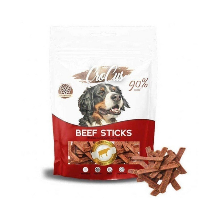 Crocus Beef Sticks 80g - Quality Dog Treats