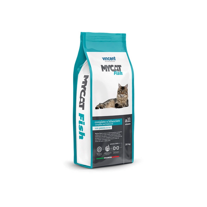 Vincent Mycat Dry Food for Cats with Fish (1kg/20kg)