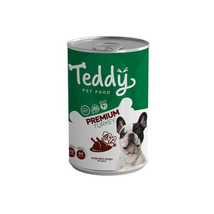 Teddy Premium Wet Dog Food with Turkey 400g