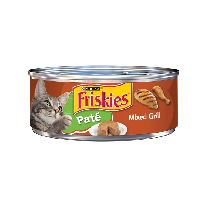 Friskies pate Mixed Grill Wet Cat Food 156g