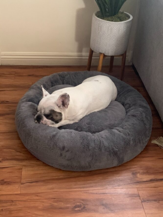 Donut Dog Cat Calming Bed fur