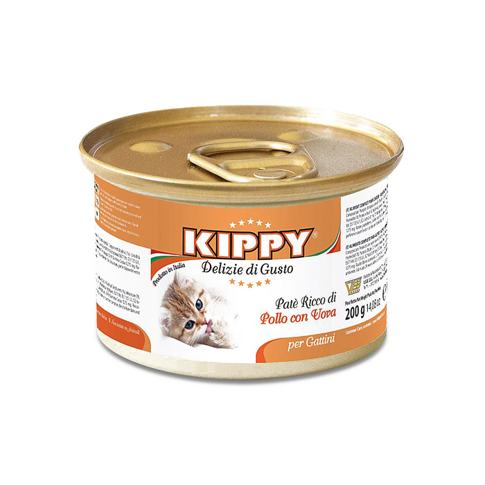 KIPPY Kitten Rich in Chicken With Eggs pate 200g