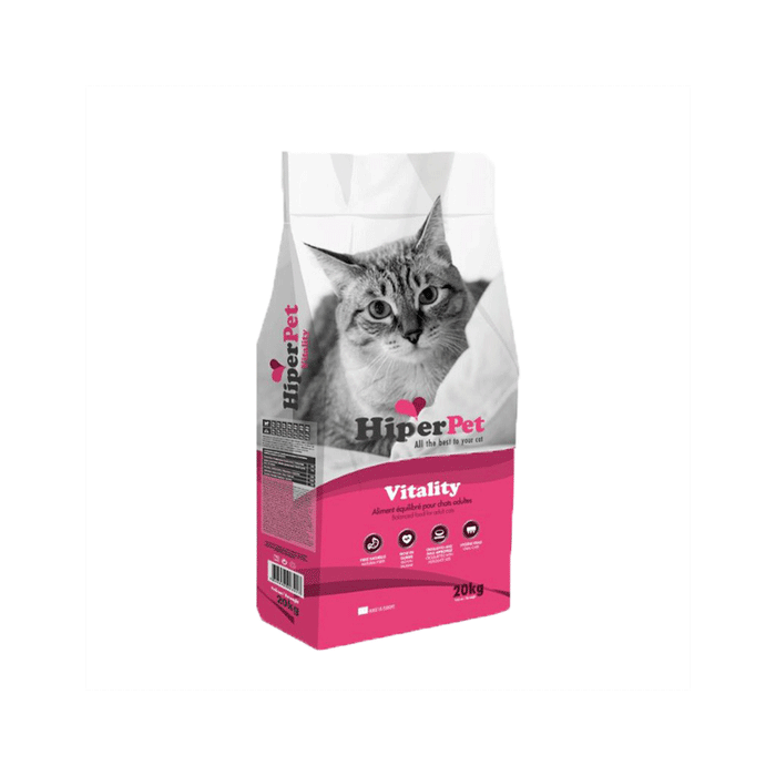 Hiper pet vitality - Quality Dry Food for Cats 20 kg